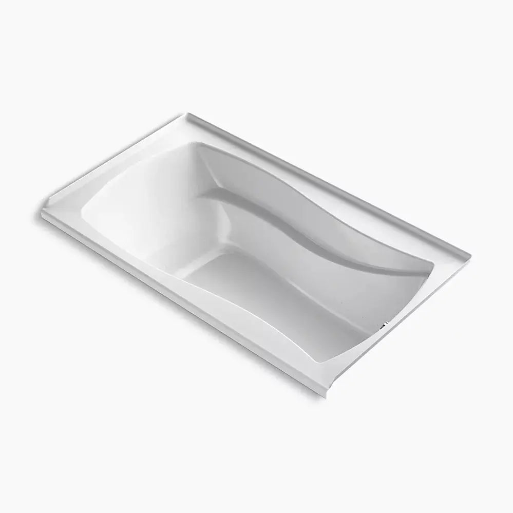 Kohler Mariposa 66" x 36" alcove Heated BubbleMassage air bath, right drain K-1224-GHRF-0 - Plumbing Market