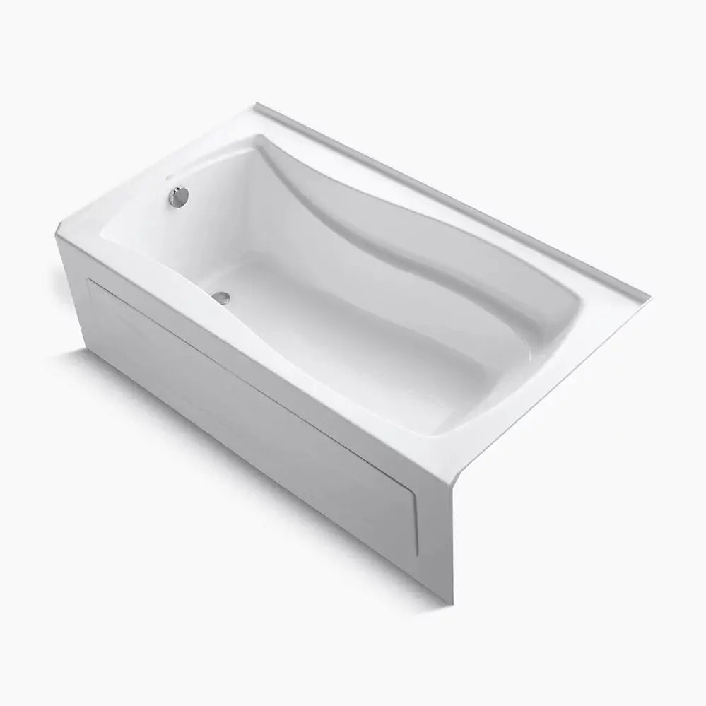 Kohler Mariposa 66" x 36" alcove bath with Bask heated surface, left drain K-1229-LAW-0 - Plumbing Market