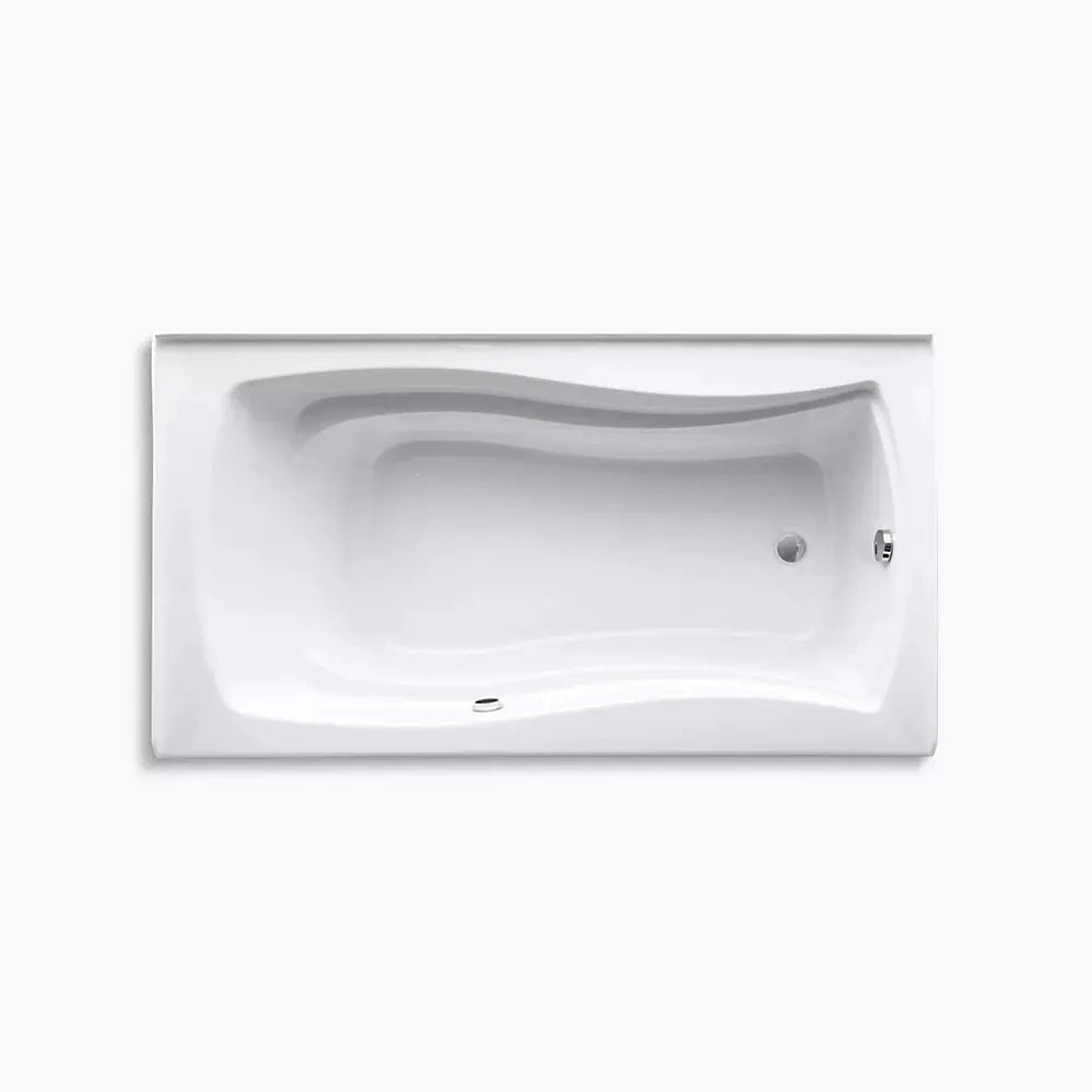 Kohler Mariposa 66" x 36" alcove bath with Bask heated surface, right drain K-1229-RAW-0 - Plumbing Market