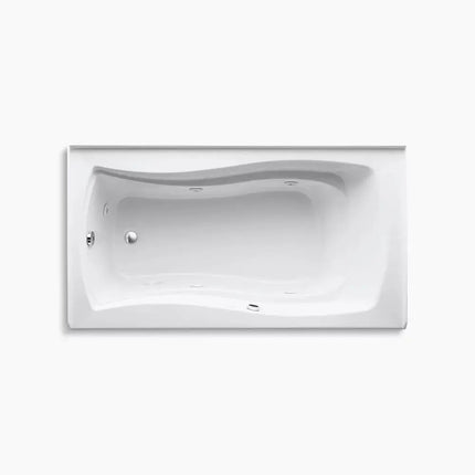 Kohler Mariposa 66" x 36" alcove whirlpool bath with Bask heated surface, left drain K-1224-LAW-0 - Plumbing Market