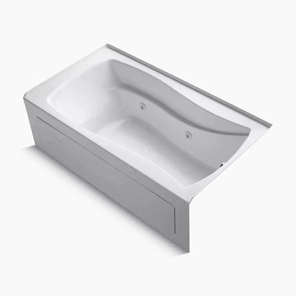 Kohler Mariposa 66" x 36" alcove whirlpool bath with Bask heated surface, right drain K-1224-RAW-0 - Plumbing Market