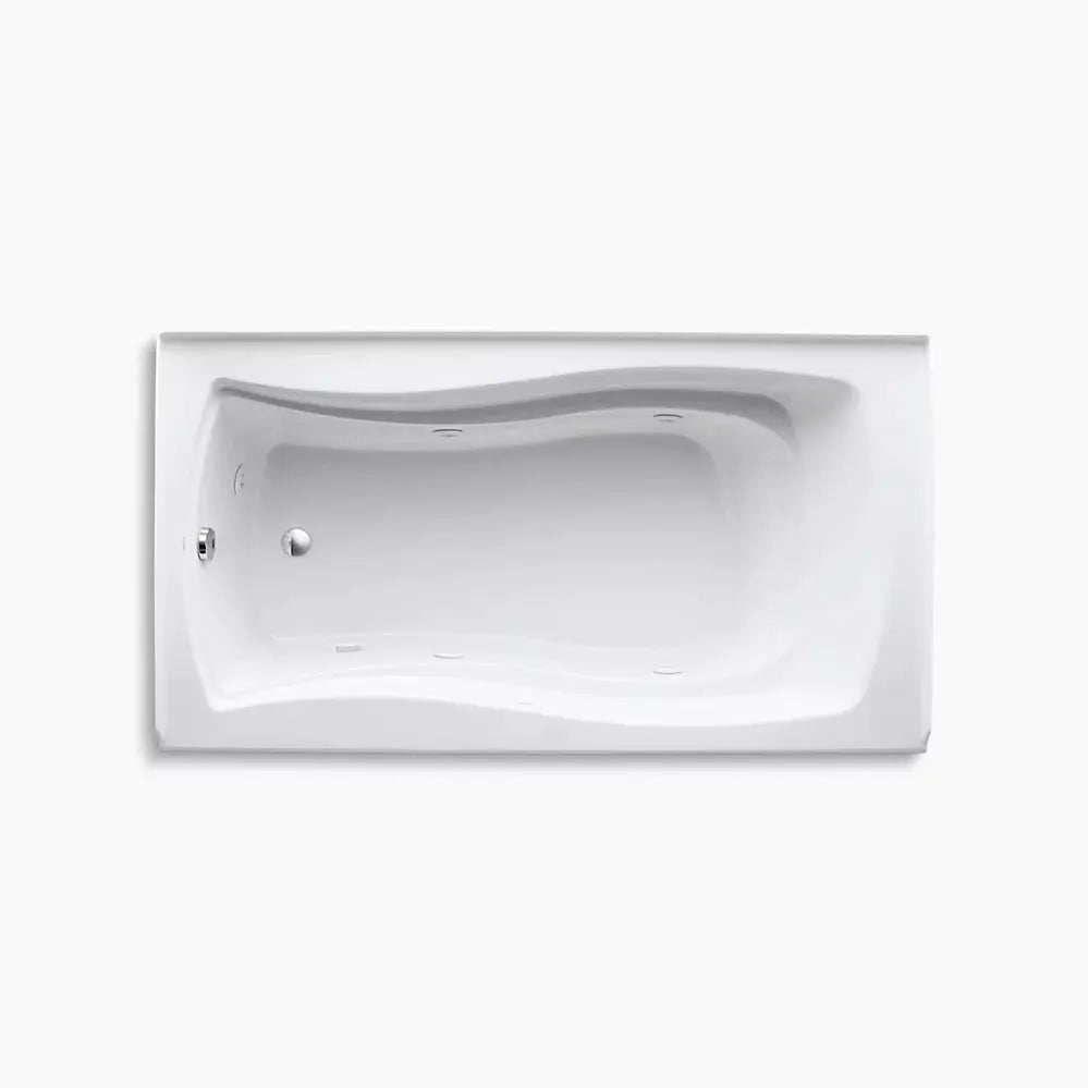Kohler Mariposa 66" x 36" alcove whirlpool, left drain K-1224-L-0 - Plumbing Market