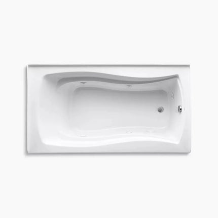 Kohler Mariposa 66" x 36" alcove whirlpool, right drain K-1224-RA-0 - Plumbing Market