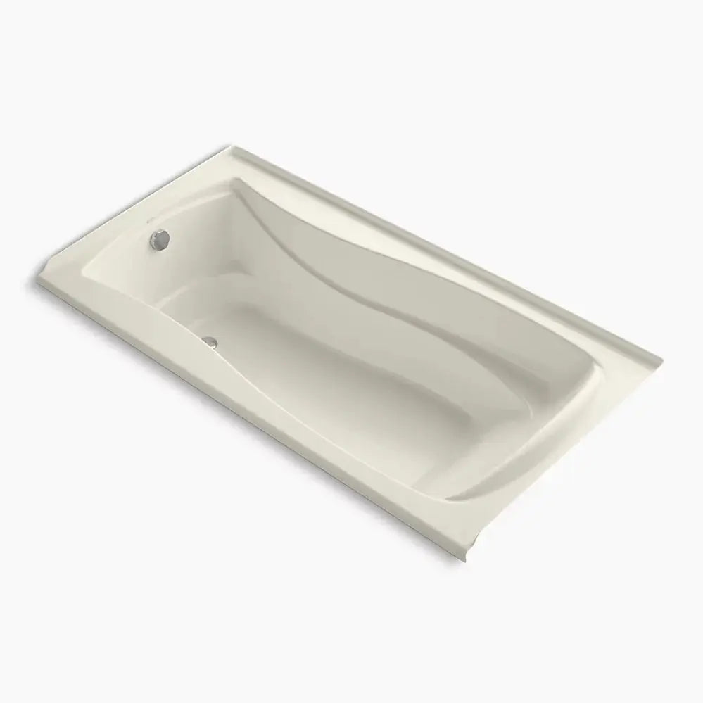 Kohler Mariposa 72" x 36" alcove Heated BubbleMassage air bath with Bask heated surface, left drain K-1257-GHLW-96 - Plumbing Market