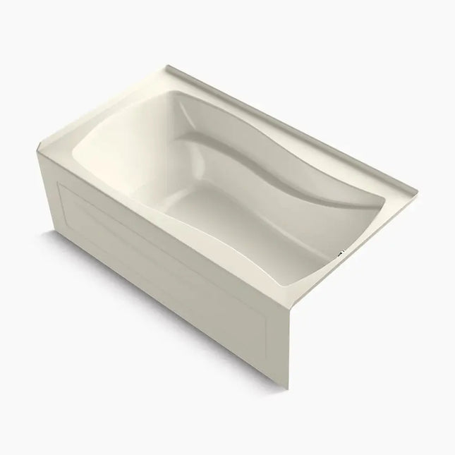 Kohler Mariposa 72" x 36" alcove Heated BubbleMassage air bath with Bask heated surface, right drain K-1257-GHRAW-96 - Plumbing Market