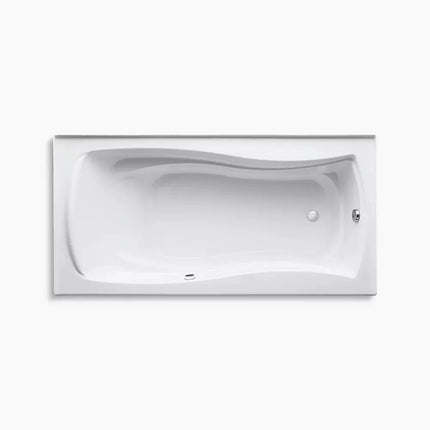 Kohler Mariposa 72" x 36" alcove bath with Bask heated surface, left drain K-1259-LW-0 - Plumbing Market