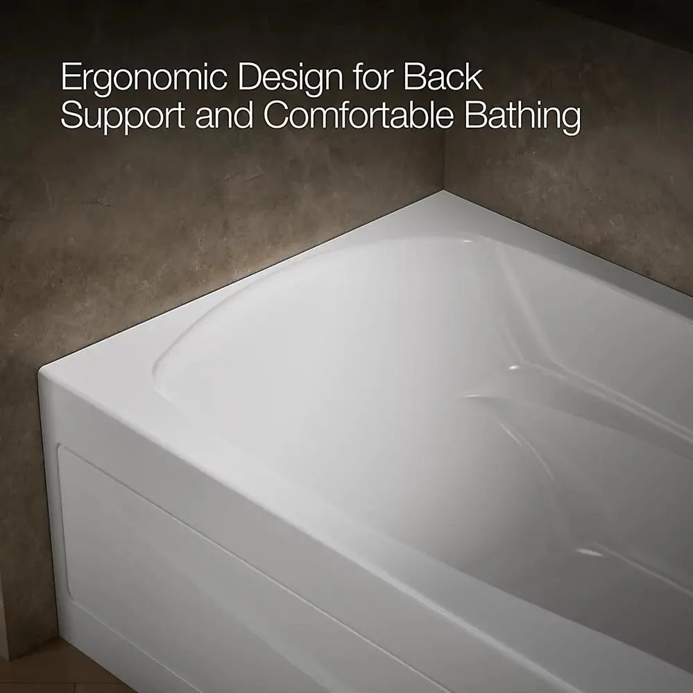 Kohler Mariposa 72" x 36" alcove bath, right drain K-1259-RA-0 - Plumbing Market