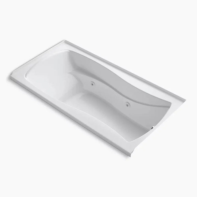 Kohler Mariposa 72" x 36" alcove heated whirlpool bath, right drain K-1257-RH-0 - Plumbing Market
