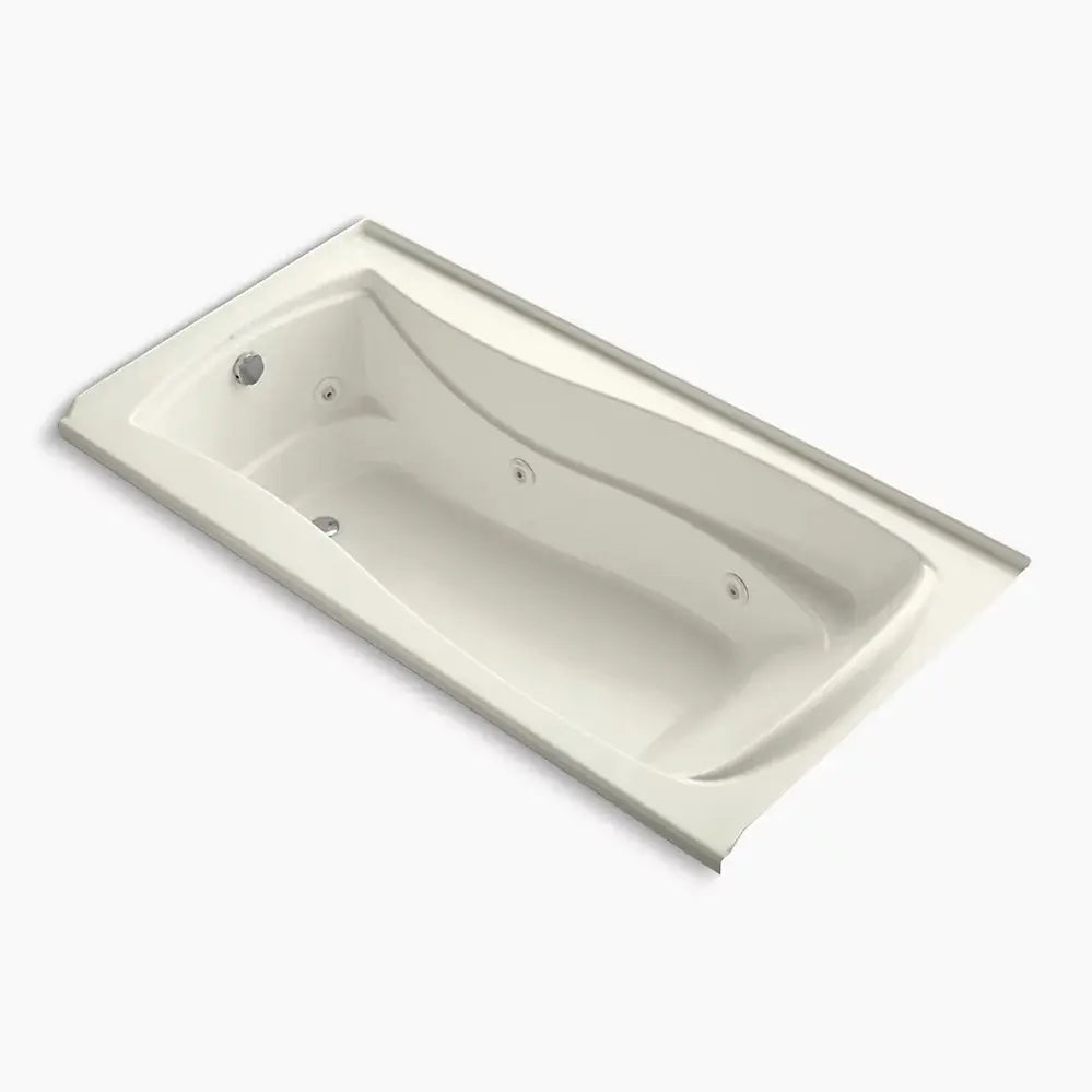 Kohler Mariposa 72" x 36" alcove whirlpool bath with Bask heated surface, left drain K-1257-LW-96 - Plumbing Market