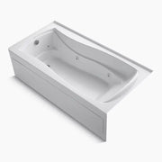 Kohler Mariposa 72" x 36" alcove whirlpool bath, left drain K-1257-HL-0 - Plumbing Market