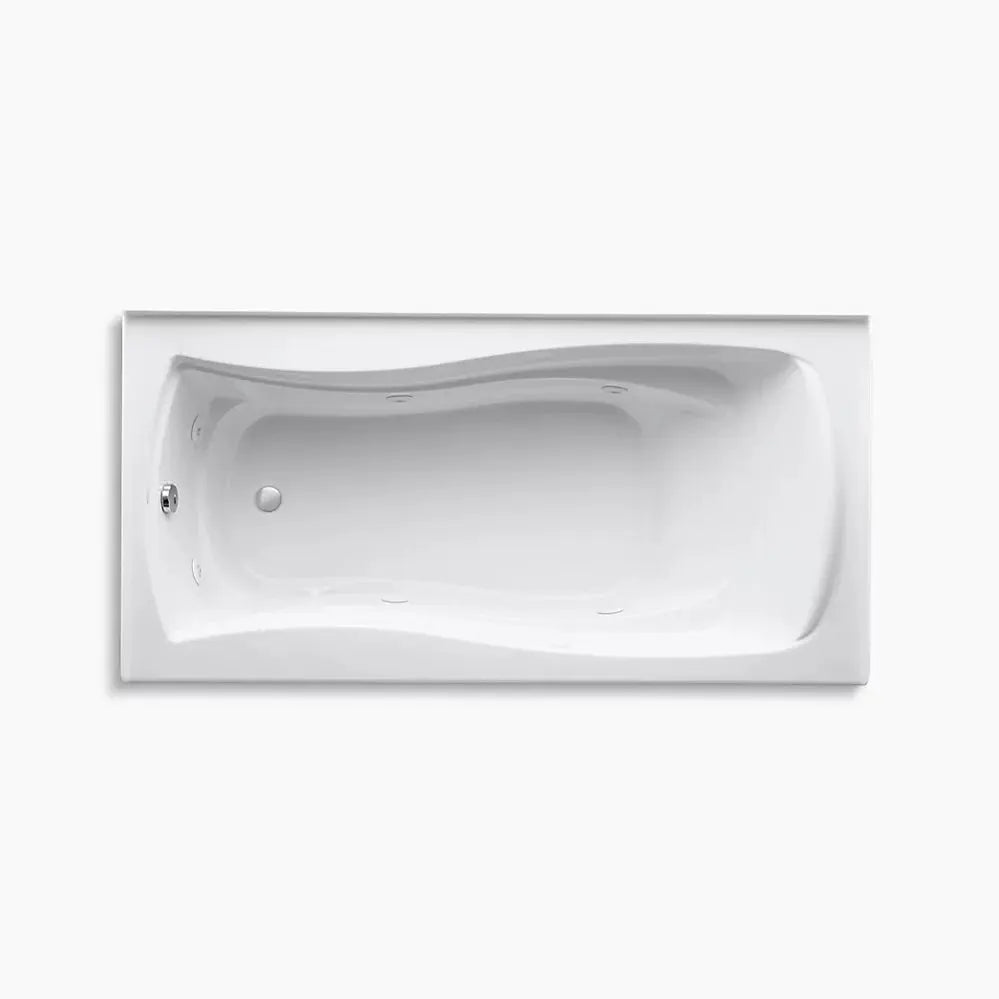 Kohler Mariposa 72" x 36" alcove whirlpool bath, left drain K-1257-HL-0 - Plumbing Market