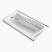 Kohler Mariposa 72" x 36" alcove whirlpool bath, left drain K-1257-L-0 - Plumbing Market