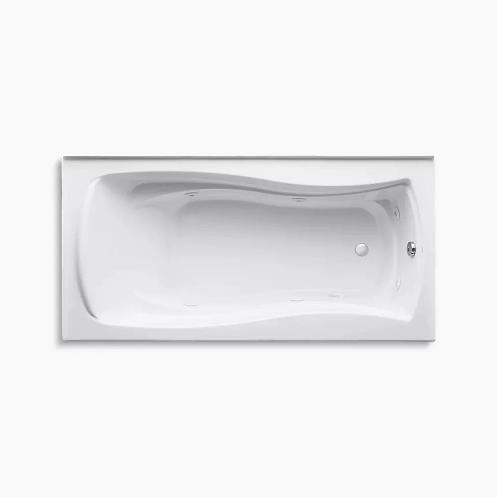 Kohler Mariposa 72" x 36" alcove whirlpool bath, right drain K-1257-RA-96 - Plumbing Market
