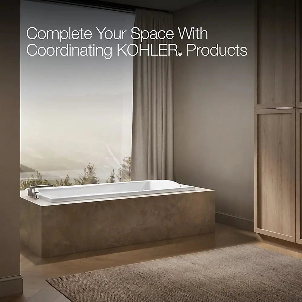 Kohler Mariposa 72" x 36" drop-in bath K-1259-0 - Plumbing Market