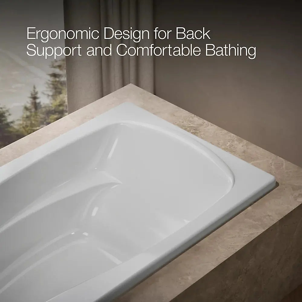 Kohler Mariposa 72" x 36" drop-in bath K-1259-0 - Plumbing Market