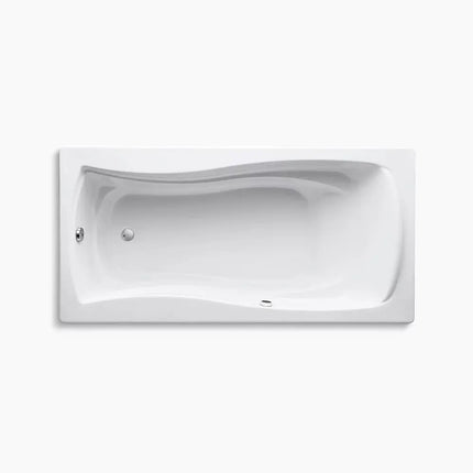 Kohler Mariposa 72" x 36" drop-in bath with Bask heated surface K-1259-W1-0 - Plumbing Market