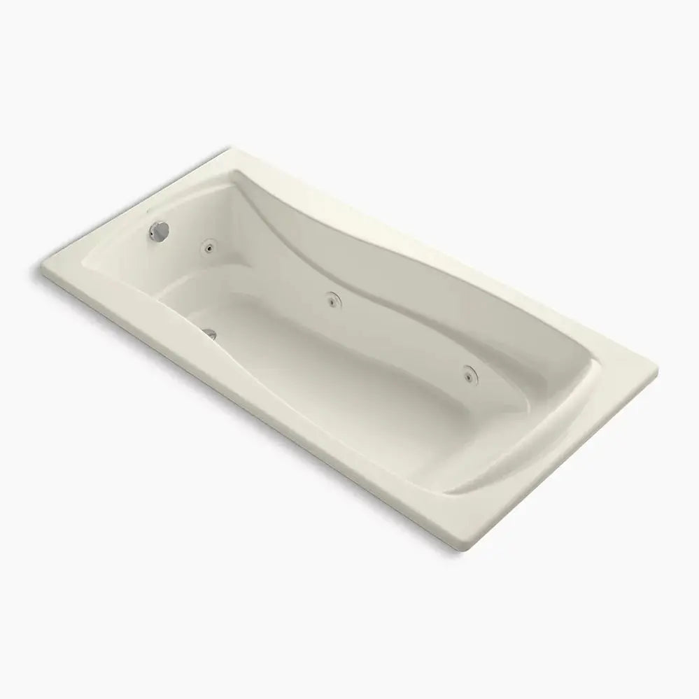 Kohler Mariposa 72" x 36" drop-in heated whirlpool bath K-1257-H-96 - Plumbing Market