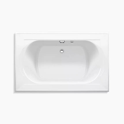 Kohler Memoirs 66" x 42" drop-in Heated BubbleMassage air bath K-1170-GH-96 - Plumbing Market