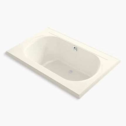 Kohler Memoirs 66" x 42" drop-in Heated BubbleMassage air bath with Bask heated surface K-1170-GHW-96 - Plumbing Market
