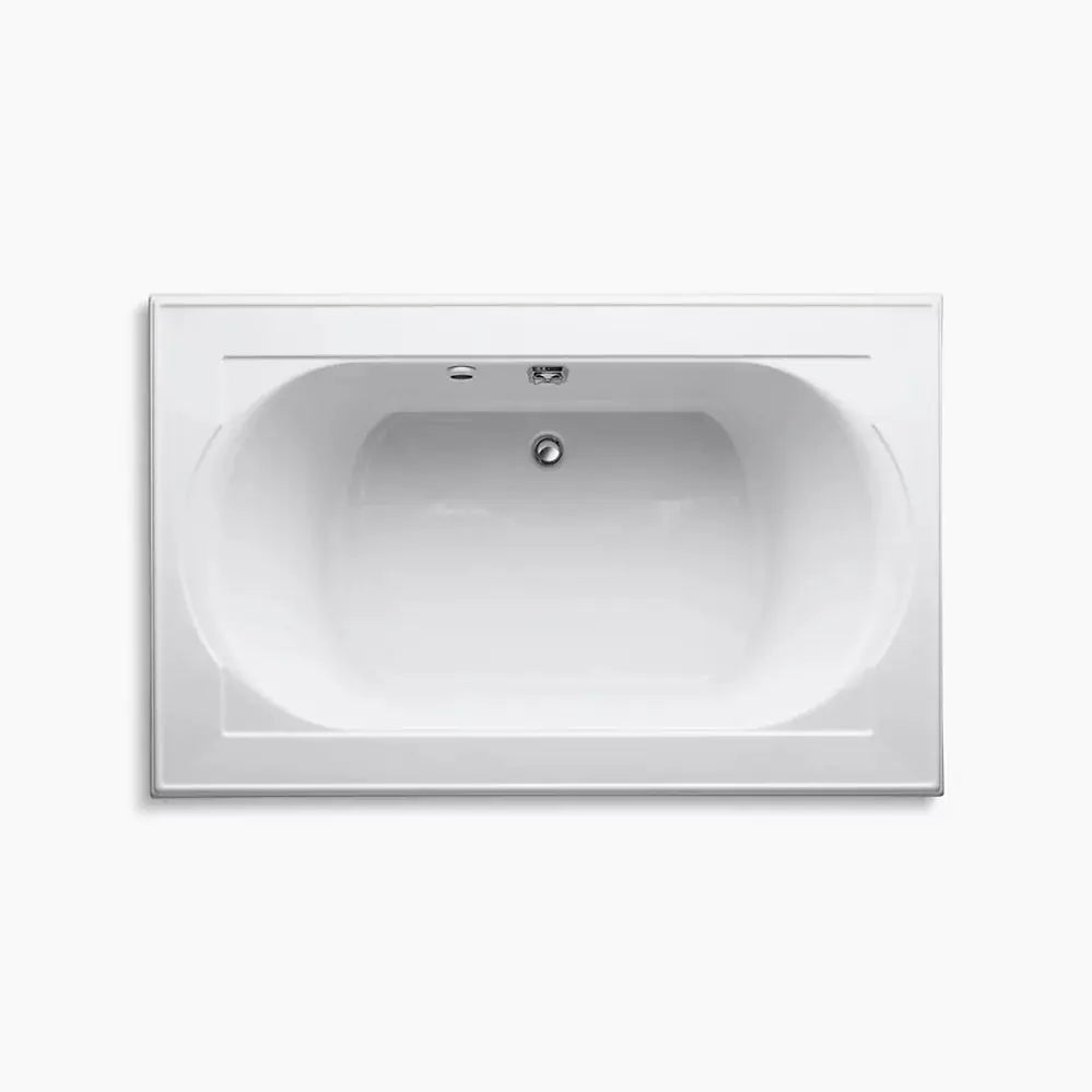 Kohler Memoirs 66" x 42" drop-in bath with Bask heated surface K-1169-W1-0 - Plumbing Market