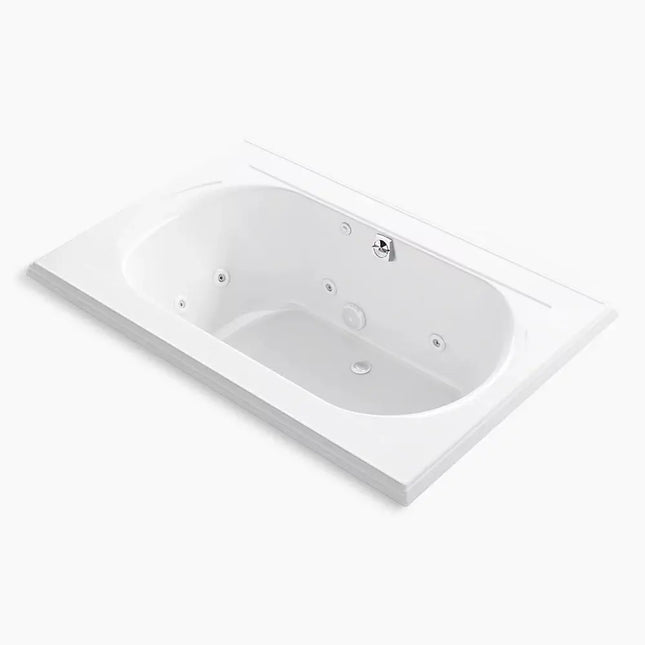 Kohler Memoirs 66" x 42" drop-in whirlpool bath K-1170-JHC-0 - Plumbing Market