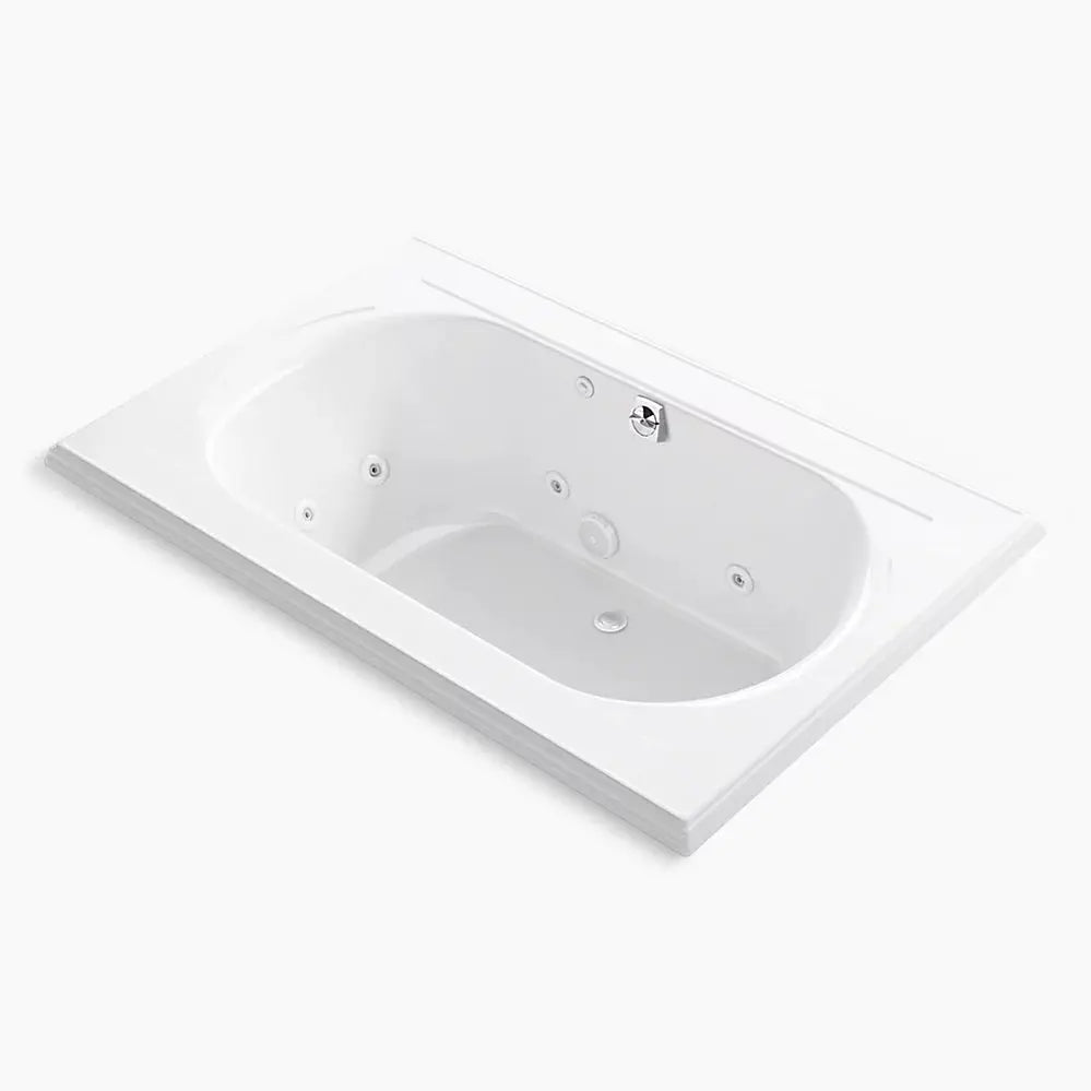 Kohler Memoirs 66" x 42" drop-in whirlpool bath K-1170-JHN-0 - Plumbing Market