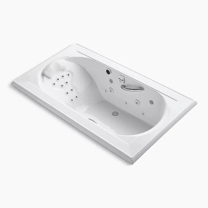 Kohler Memoirs 72" x 42" drop-in Effervescence whirlpool bath K-1418-V-0 - Plumbing Market