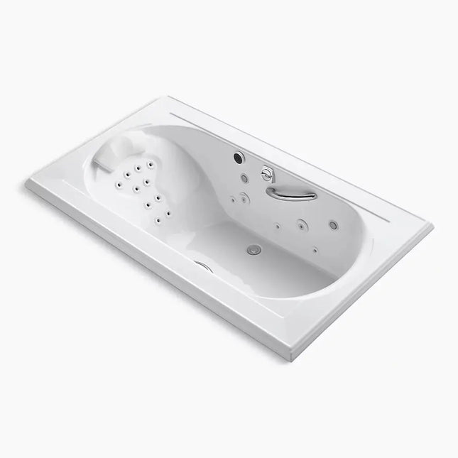 Kohler Memoirs 72" x 42" drop-in Effervescence whirlpool bath K-1418-V-0 - Plumbing Market