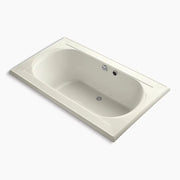 Kohler Memoirs 72" x 42" drop-in Heated BubbleMassage air bath K-1418-GH-96 - Plumbing Market