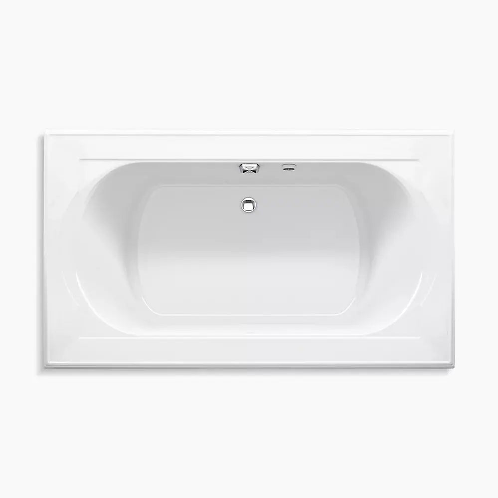 Kohler Memoirs 72" x 42" drop-in Heated BubbleMassage air bath K-1418-GH-96 - Plumbing Market