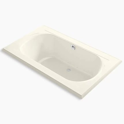 Kohler Memoirs 72" x 42" drop-in Heated BubbleMassage air bath with Bask heated surface K-1418-GHW-96 - Plumbing Market