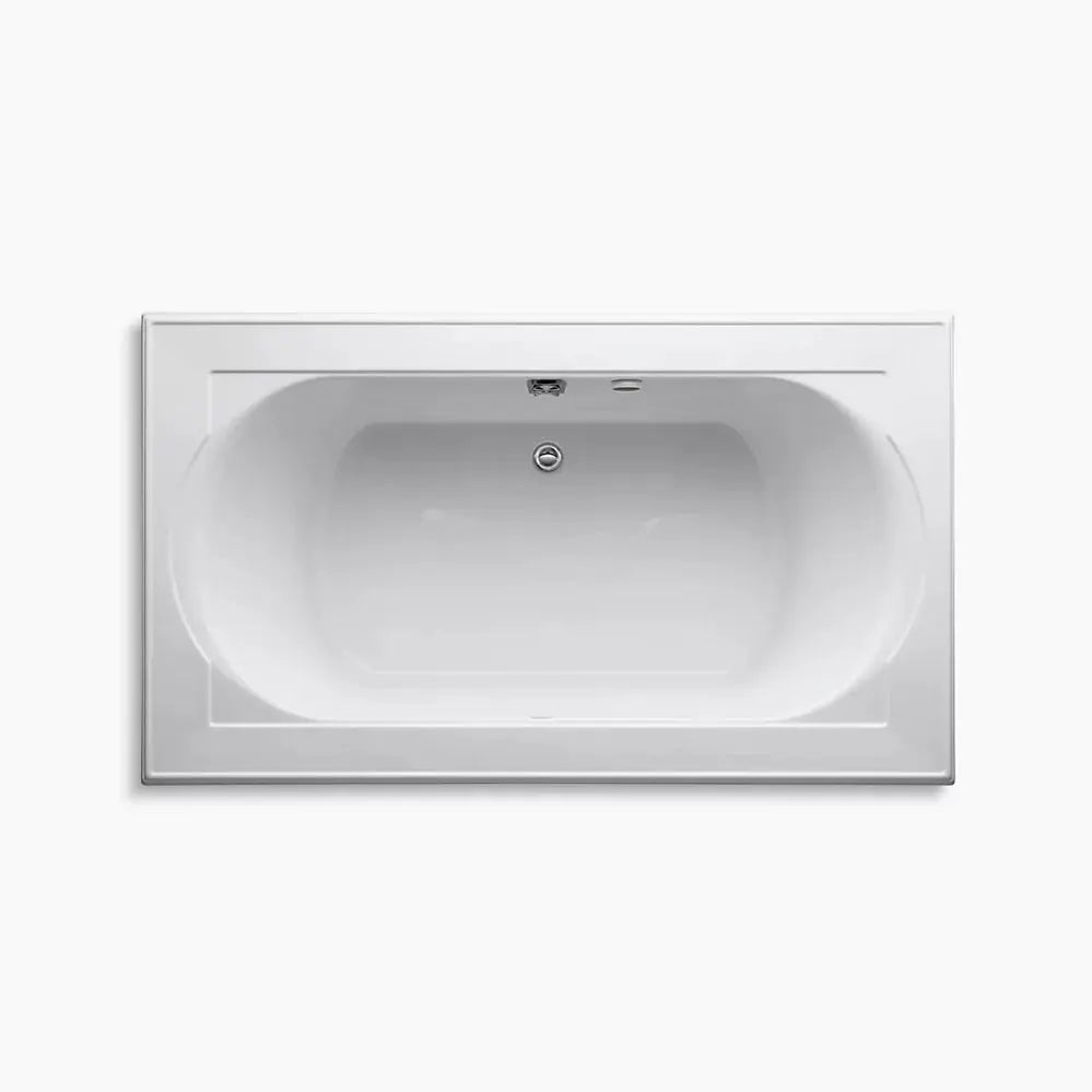 Kohler Memoirs 72" x 42" drop-in bath with Bask heated surface K-1417-W1-96 - Plumbing Market