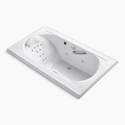 Kohler Memoirs 72" x 42" drop-in heated whirlpool bath K-1418-M-0 - Plumbing Market