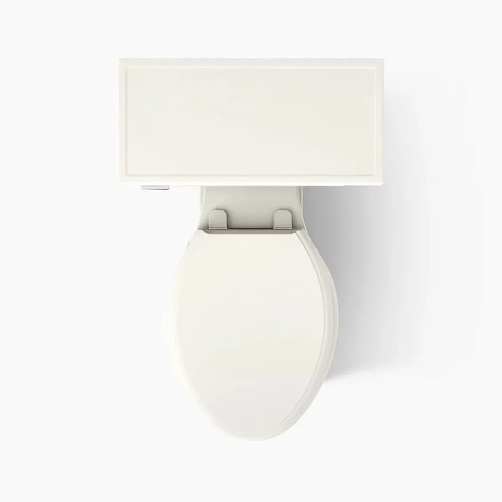 Kohler Memoirs Stately Two-piece elongated toilet, 1.28 gpf Biscuit 3817-96 - Plumbing Market