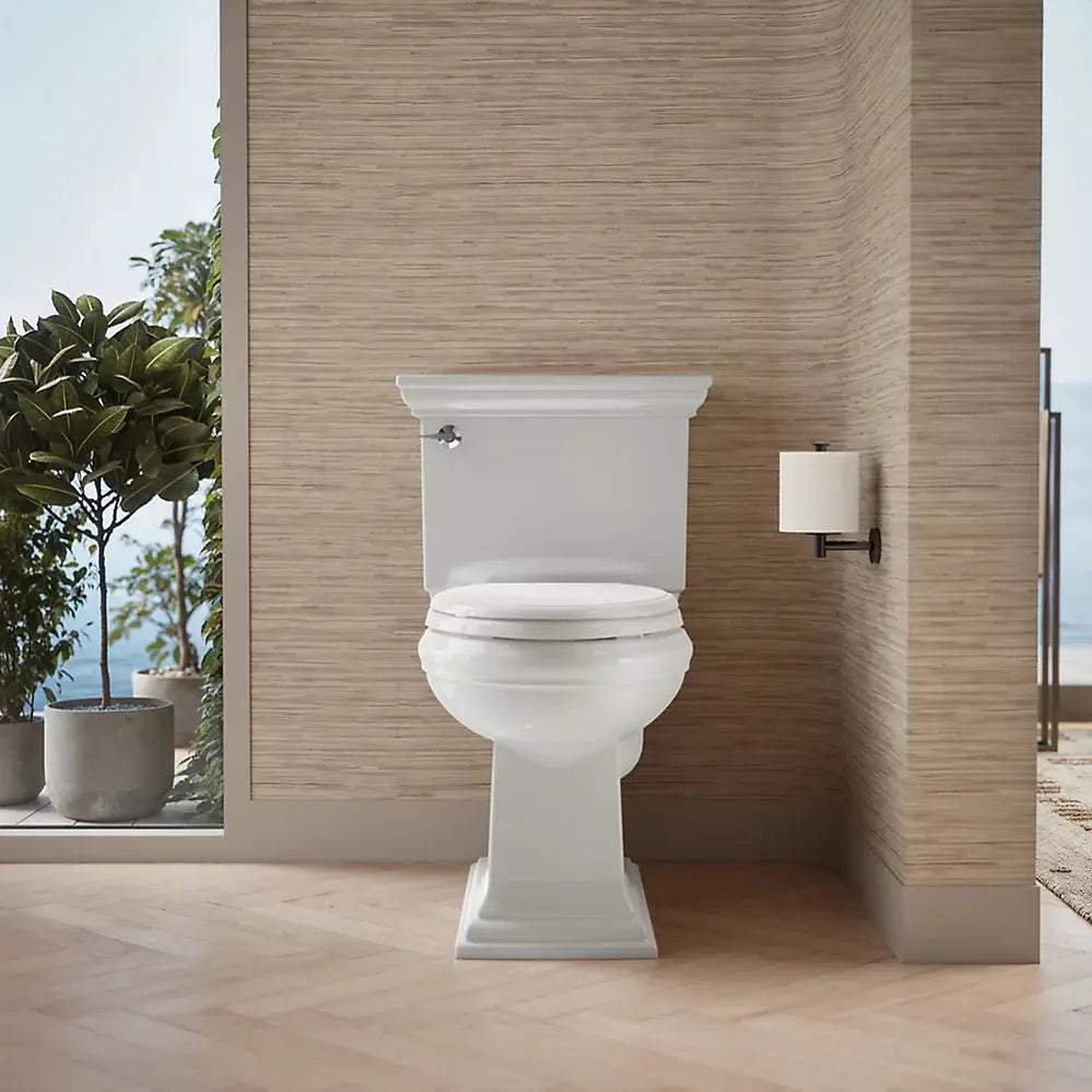 Kohler Memoirs Stately Two-piece elongated toilet, 1.6 gpf White - Plumbing Market