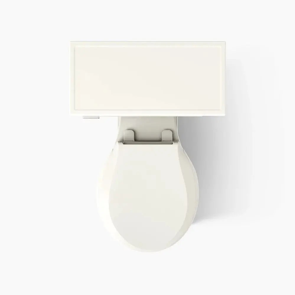 Kohler Memoirs Stately Two-piece round-front toilet, 1.28 gpf Biscuit 3933-96 - Plumbing Market