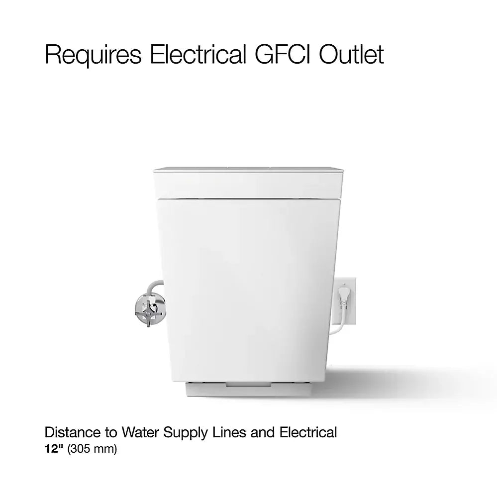 Kohler Numi 2.0 One-piece elongated smart toilet, dual-flush K-30754-PA-HB1 - Plumbing Market