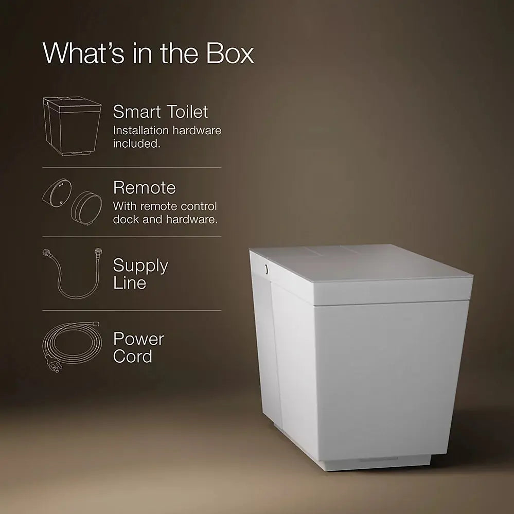 Kohler Numi 2.0 One-piece elongated smart toilet, dual-flush White - Plumbing Market