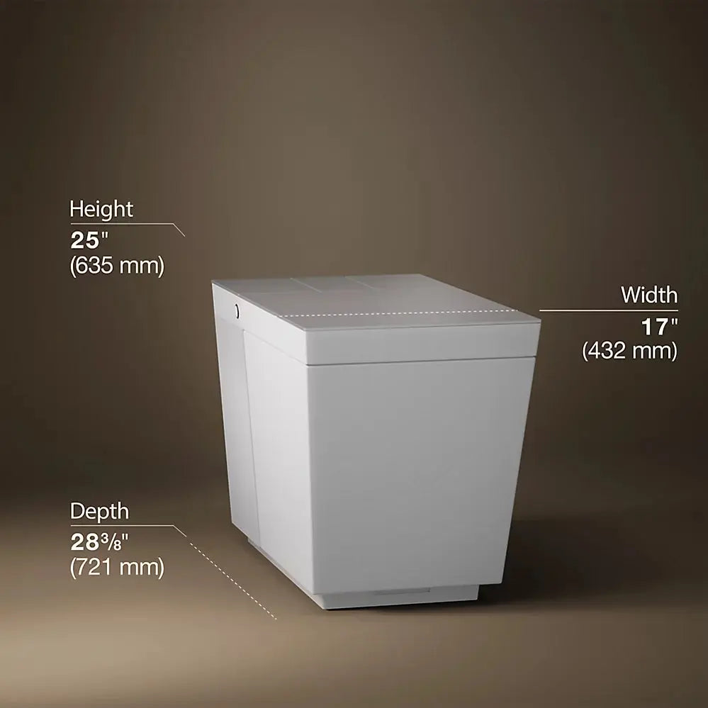 Kohler Numi 2.0 One-piece elongated smart toilet, dual-flush White - Plumbing Market