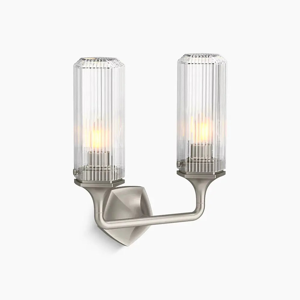 Kohler Occasion 2 Light Sconce 31776-SC02-BNL - Plumbing Market