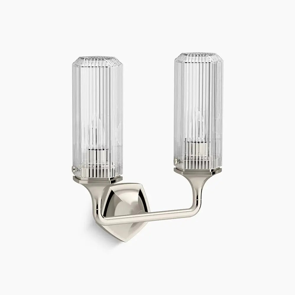 Kohler Occasion 2 Light Sconce 31776-SC02-SNL - Plumbing Market