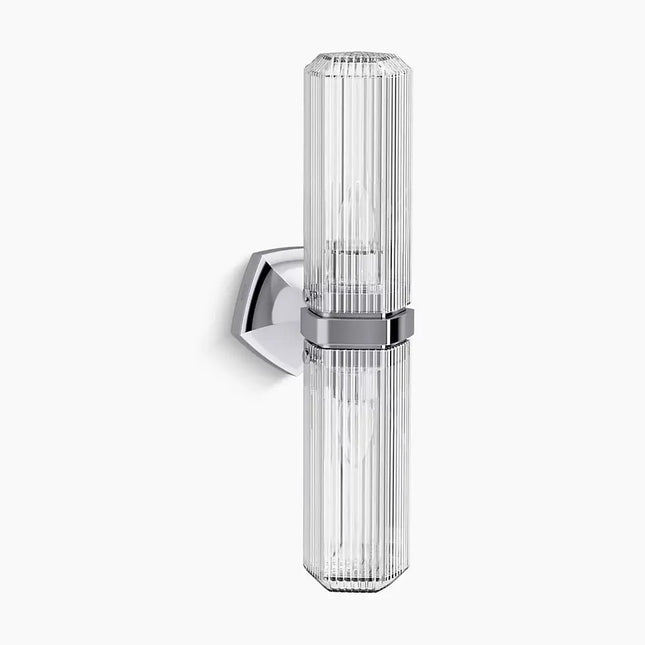 Kohler Occasion 2 Light Vertical Sconce 31777-SC02-CPL - Plumbing Market