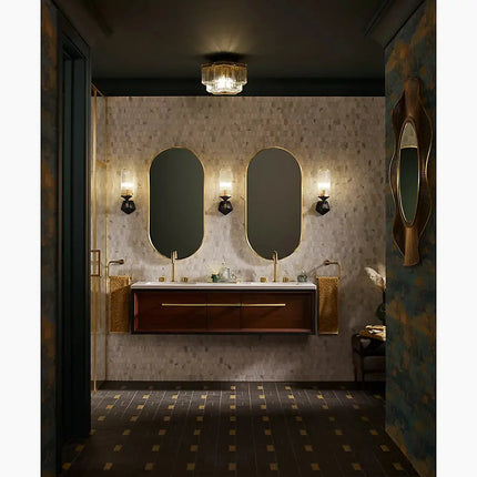 Kohler Occasion 3 Light Flush Mount 31780-FM03-2GL - Plumbing Market