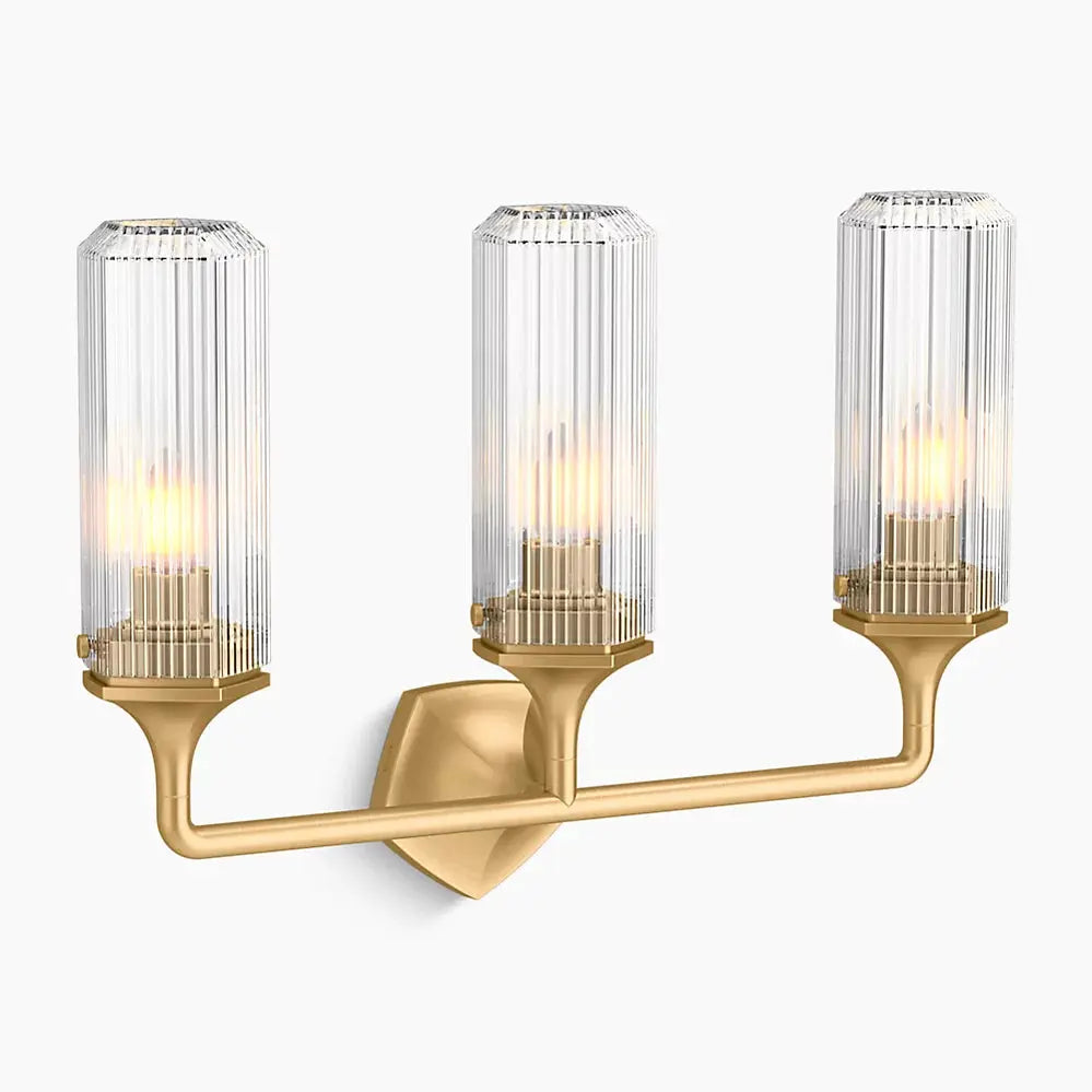 Kohler Occasion 3 Light Sconce 31778-SC03-2GL - Plumbing Market
