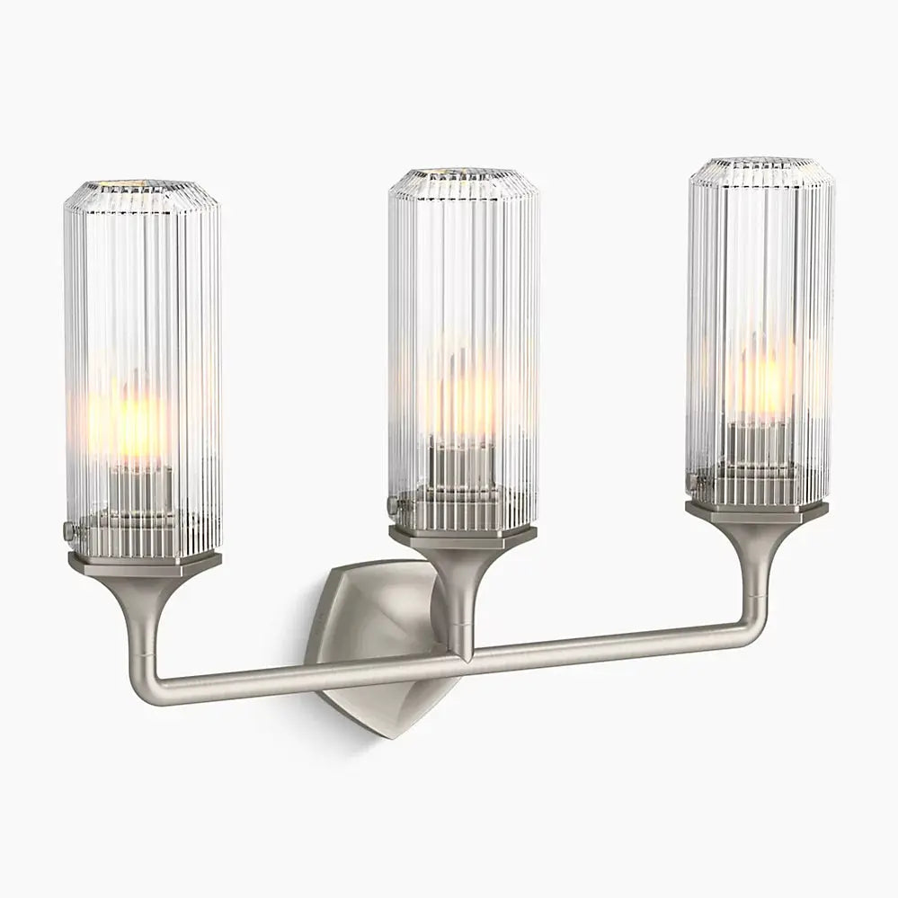 Kohler Occasion 3 Light Sconce 31778-SC03-BNL - Plumbing Market
