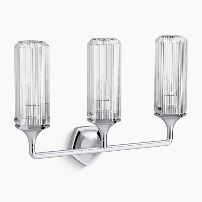 Kohler Occasion 3 Light Sconce 31778-SC03-CPL - Plumbing Market
