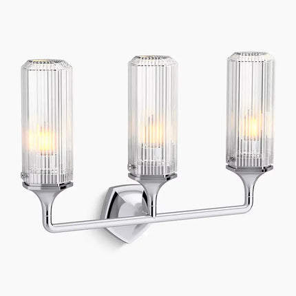 Kohler Occasion 3 Light Sconce 31778-SC03-CPL - Plumbing Market