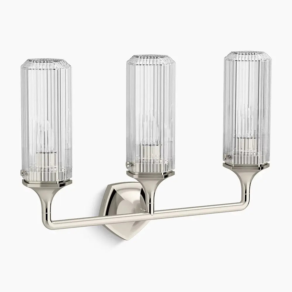 Kohler Occasion 3 Light Sconce 31778-SC03-SNL - Plumbing Market
