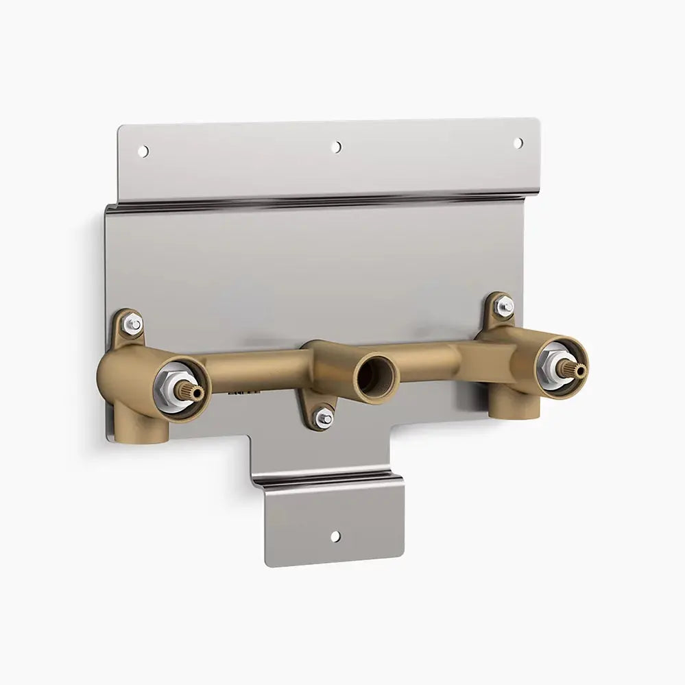 Kohler Parallel Two-handle wall-mount bathtub faucet valve - Plumbing Market