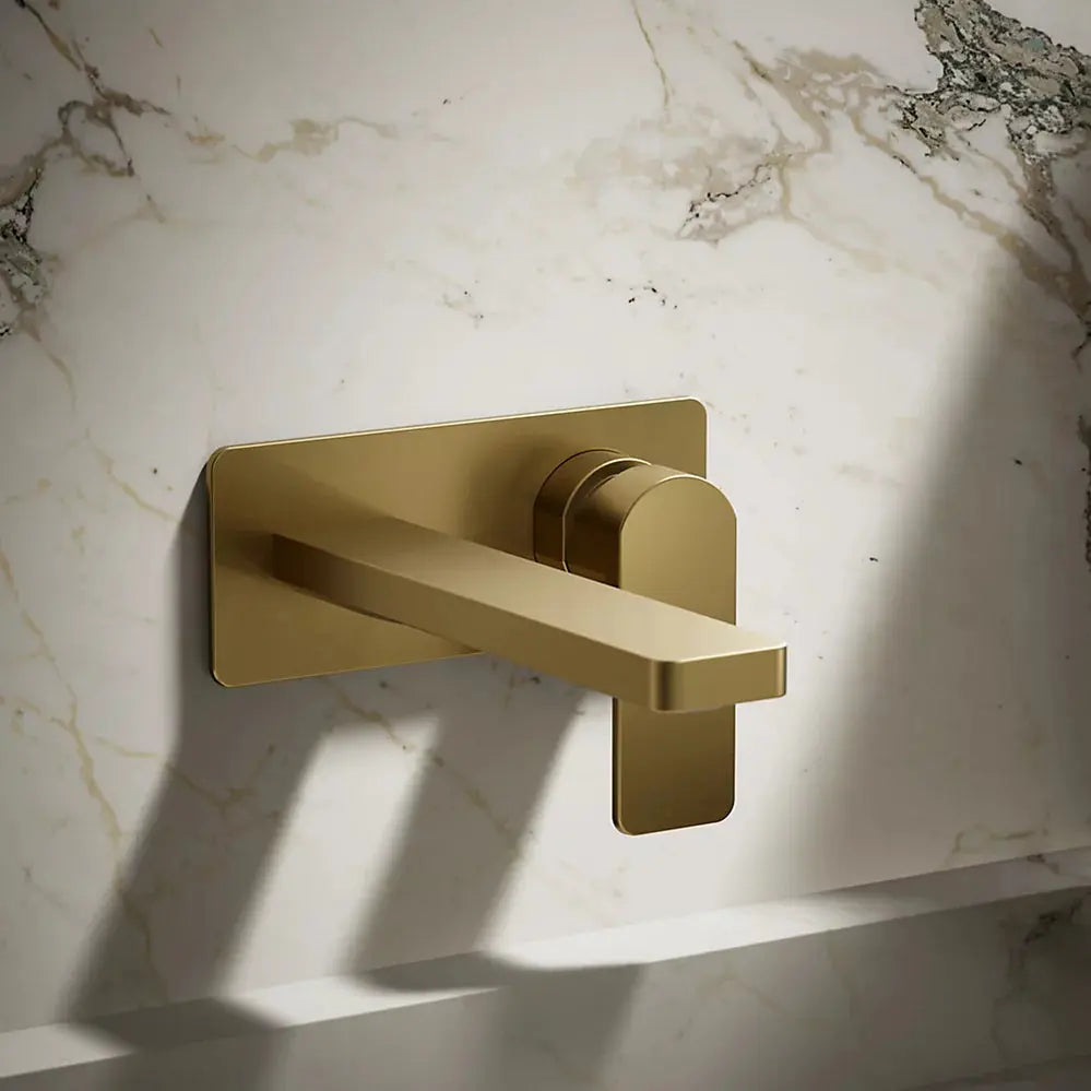 Kohler Parallel Wall-mount single-handle bathroom sink faucet, 1.2 gpm K-22567-4-2MB - Plumbing Market